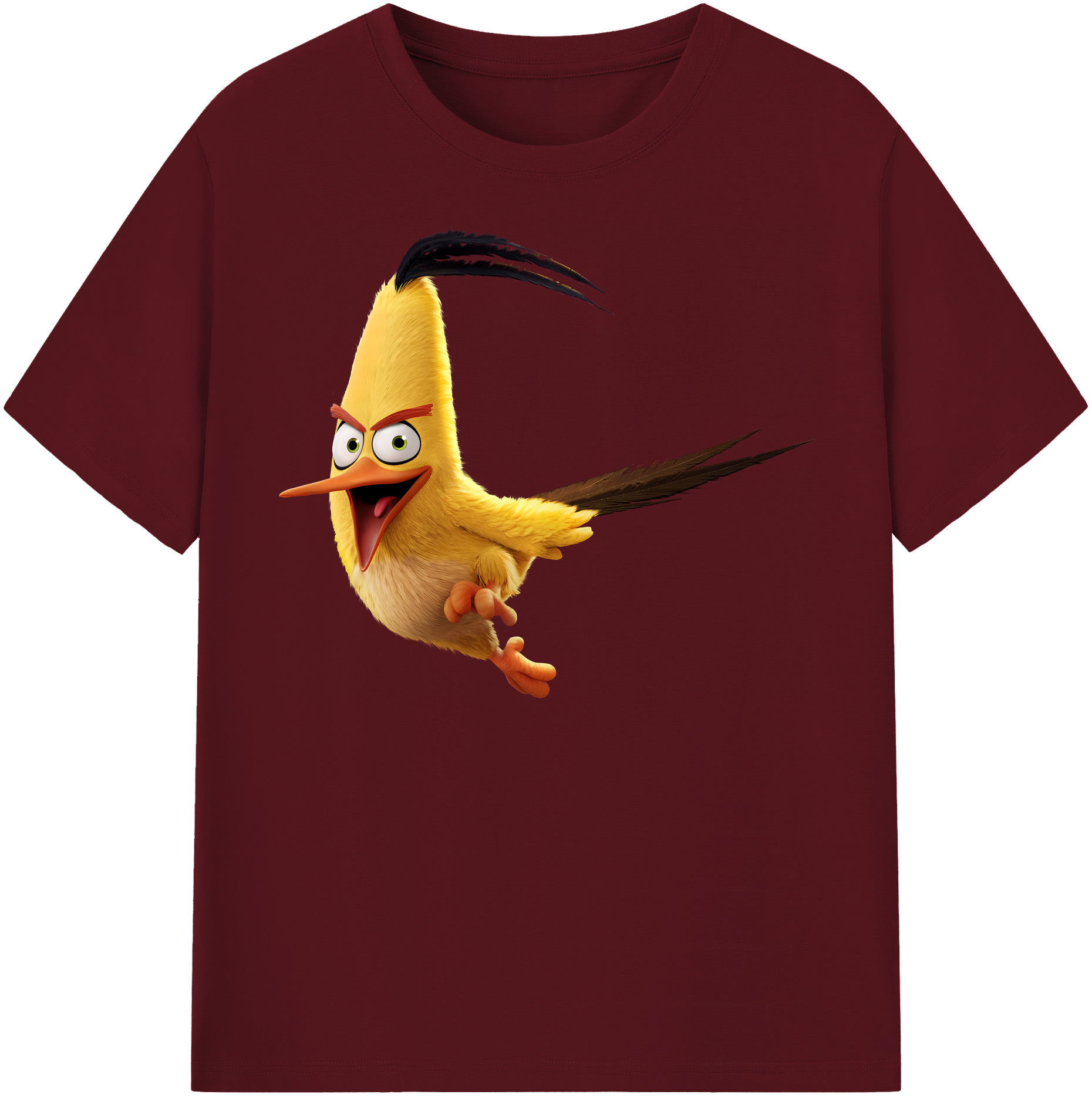 （画像用） Angry Birds アングリーバード 綿100％半袖Tシャツ（フロントプリント）